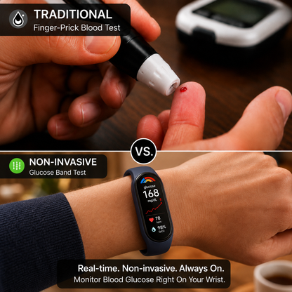 🔥60% OFF Launch Offer 🏆 2026 Pryxo™ M9 Non-Invasive Smart Band │12 health reports │ No-Prick📈