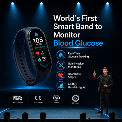 🔥60% OFF Launch Offer 🏆 2026 Pryxo™ M9 Non-Invasive Smart Band │12 health reports │ No-Prick📈
