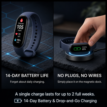 🔥60% OFF Launch Offer 🏆 2026 Pryxo™ M9 Non-Invasive Smart Band │12 health reports │ No-Prick📈